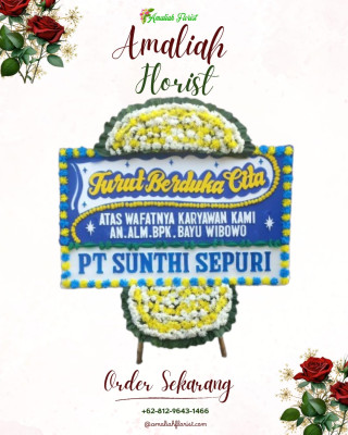 Papan Bunga Duka di Margokaton