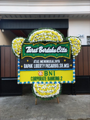 Papan Bunga Duka di Margokaton