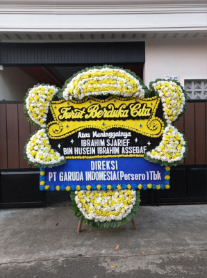 Papan Bunga Duka di Margokaton