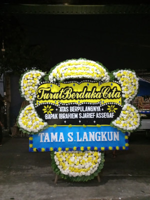 Papan Bunga Duka di Margokaton