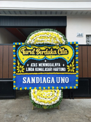 Papan Bunga Duka di Margokaton